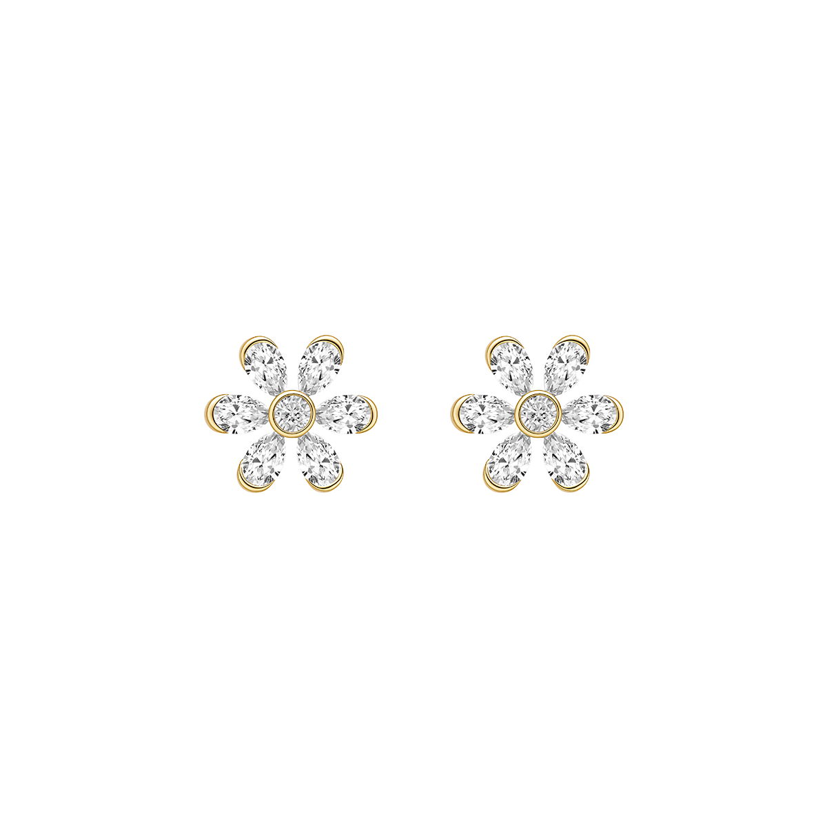 Daisy Lab-Grown Diamond Stud Earrings