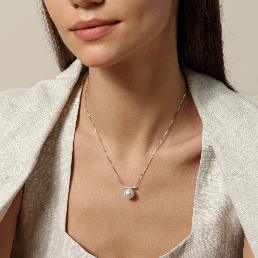 Aura Pearl PLN0139-SW Edison pearl necklace everyday styling