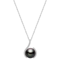 Aura Pearl PLN0341-SW Tahitian pearl pendant necklace detail view