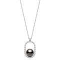 Aura Pearl PLN0884-SW Tahitian pearl pendant necklace detail view