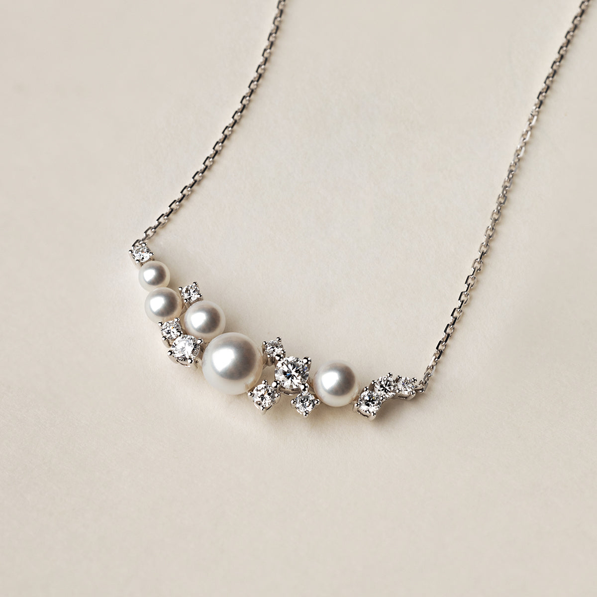 Starlit Flow Freshwater Pearl Necklace