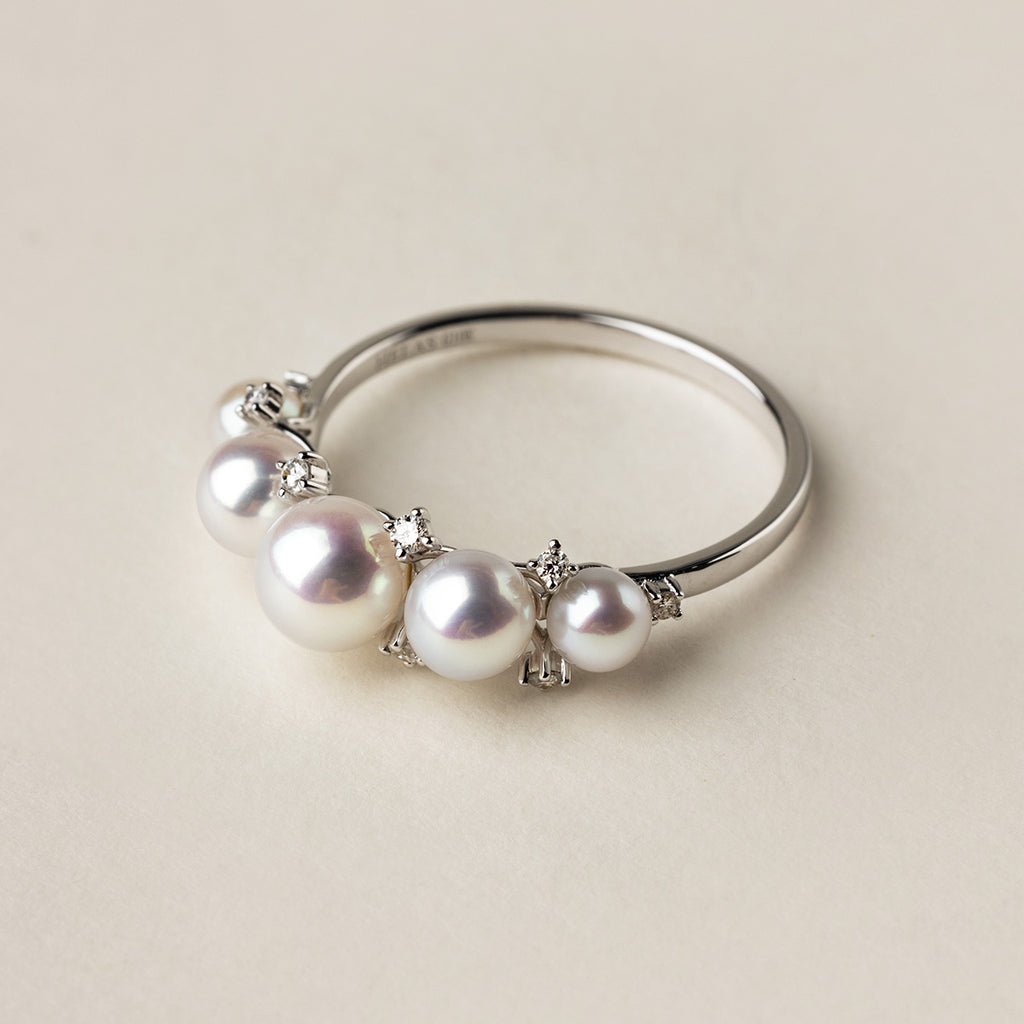 Starlit Trail Freshwater Pearl Ring