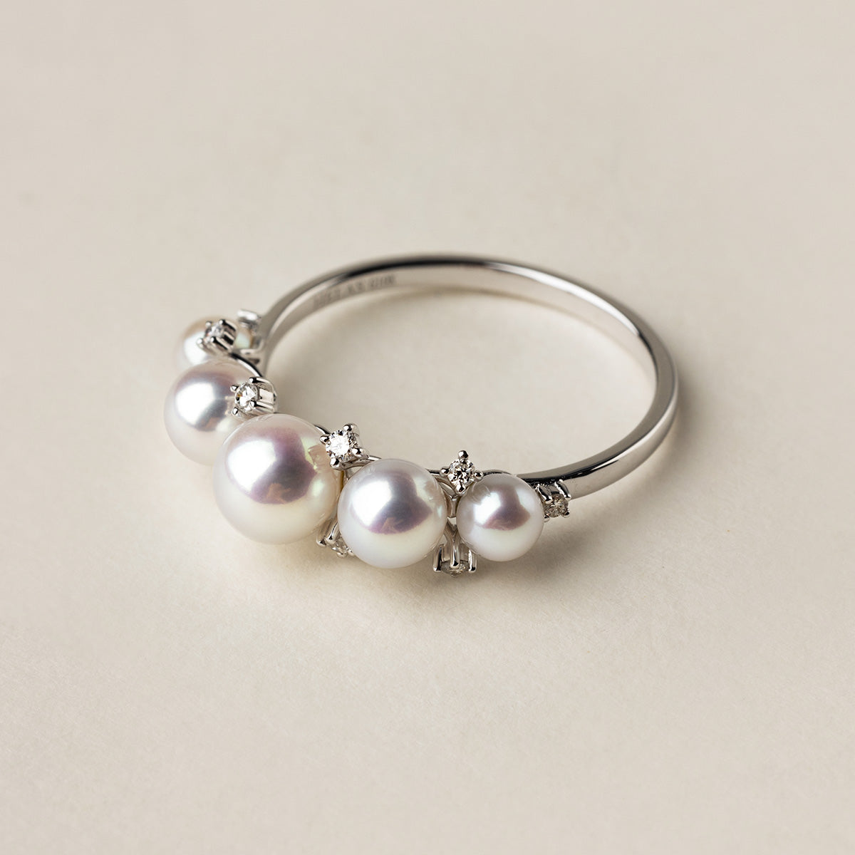 Starlit Trail Freshwater Pearl Ring